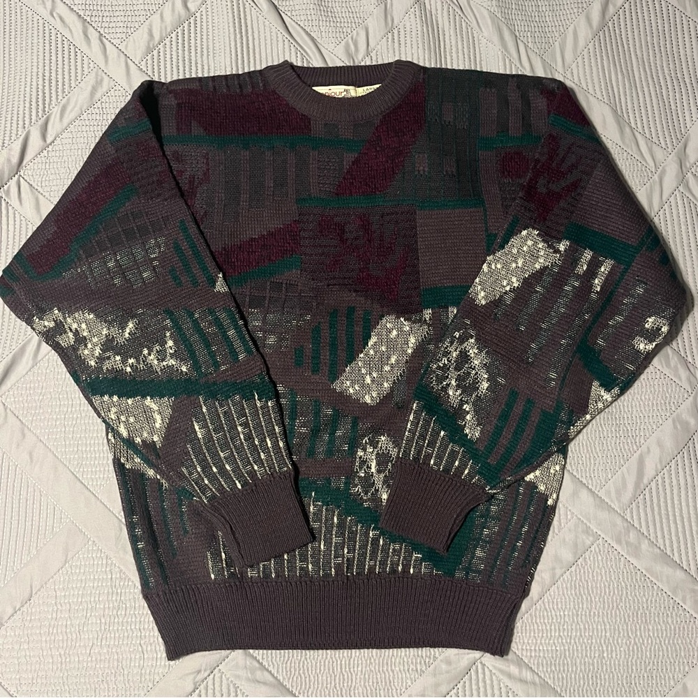 Vintage Bonjour International Mens Sweater (L)
